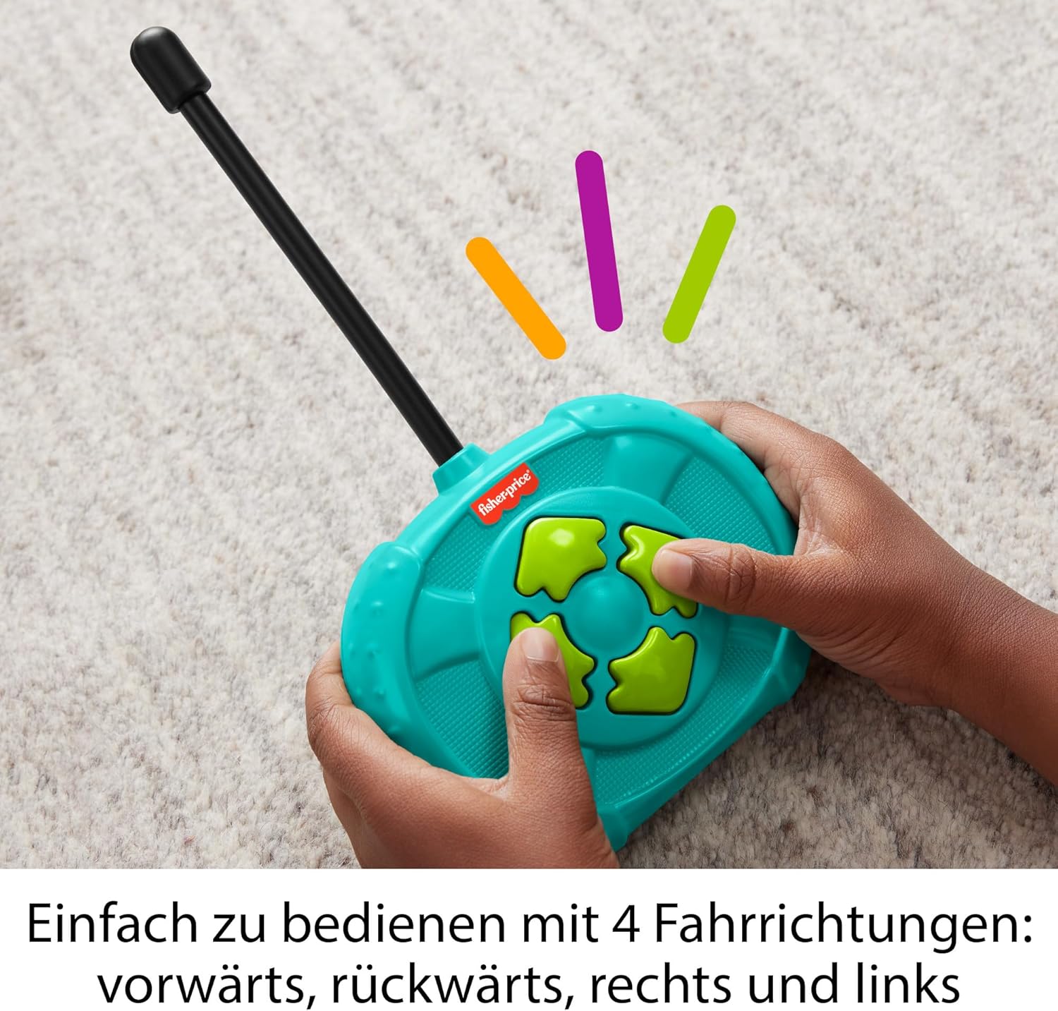 Fisher-Price Fernlenkflitzer RC-Auto für Kinder HYH28 Elektronik