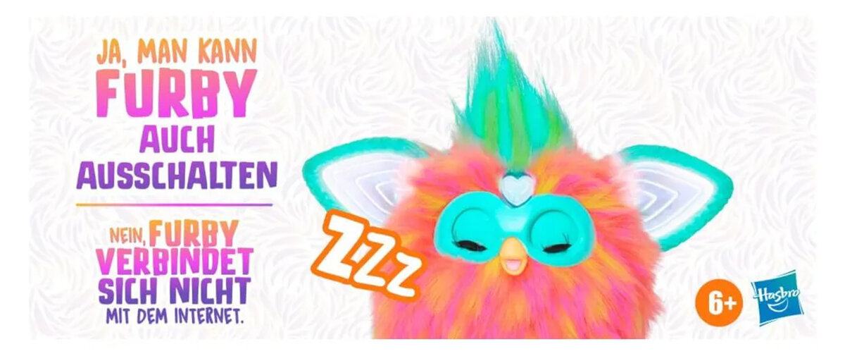 Furby Coral HASBRO Werbung, Plakat