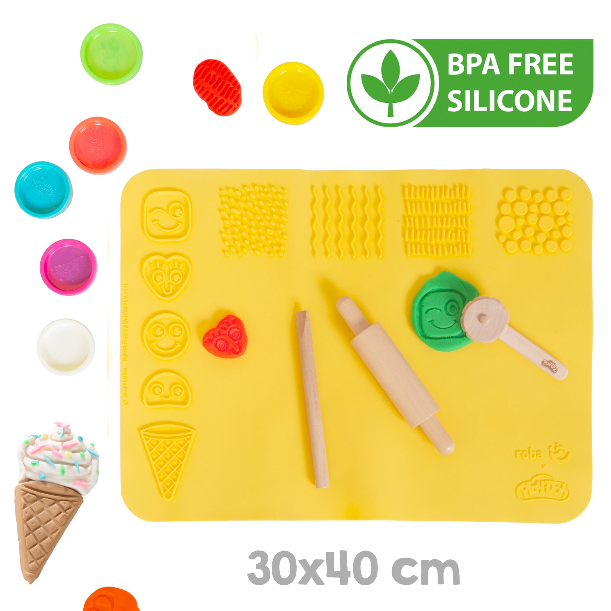 Roba 98157PD11 Spielset "roba x Play-Doh" PlayDoh bunt – Motorik & Lernen - Produktbild 2