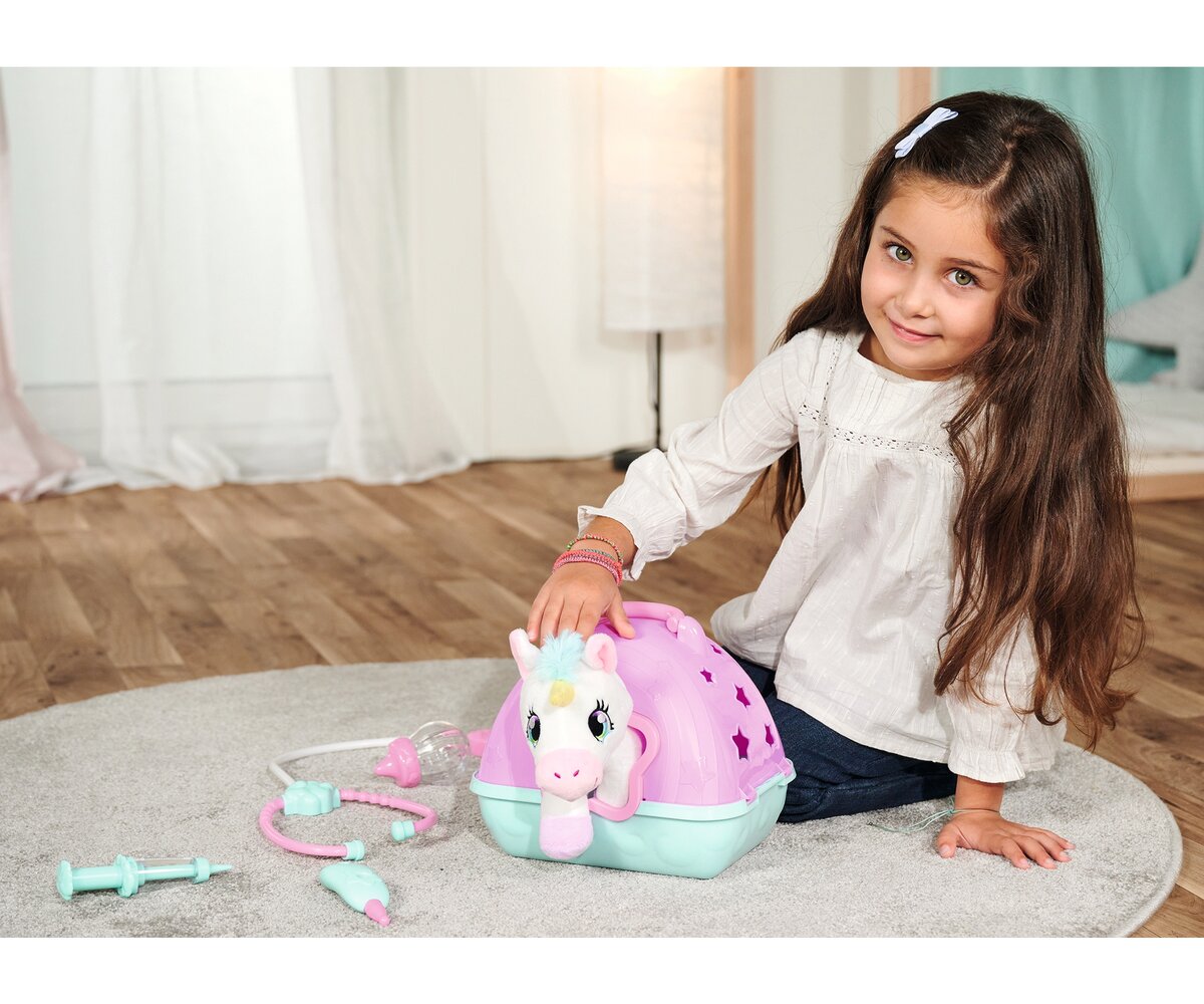 Simba Doktorkoffer mit Plüsch Einhorn 105542140 Innenarchitektur, Kind, Weiblich, Mädchen, Person