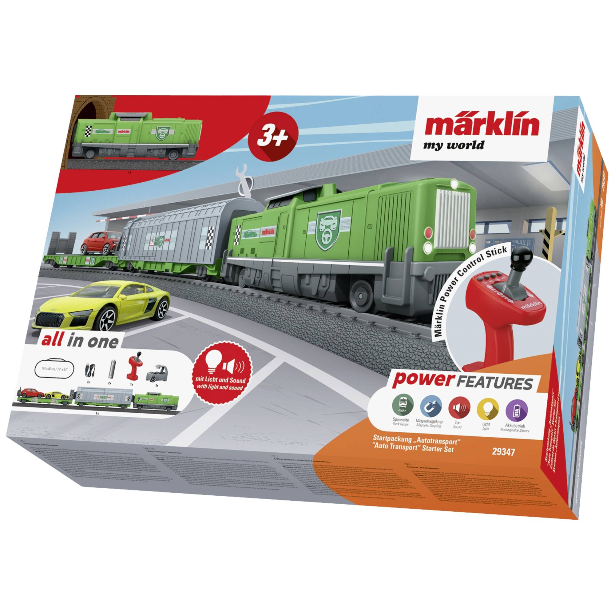 Märklin, my, world, 29347Startpackung, Autotransport, Werbung, Terminal, Auto, Transport, Fahrzeug Märklin my world 29347Startpackung Autotransport