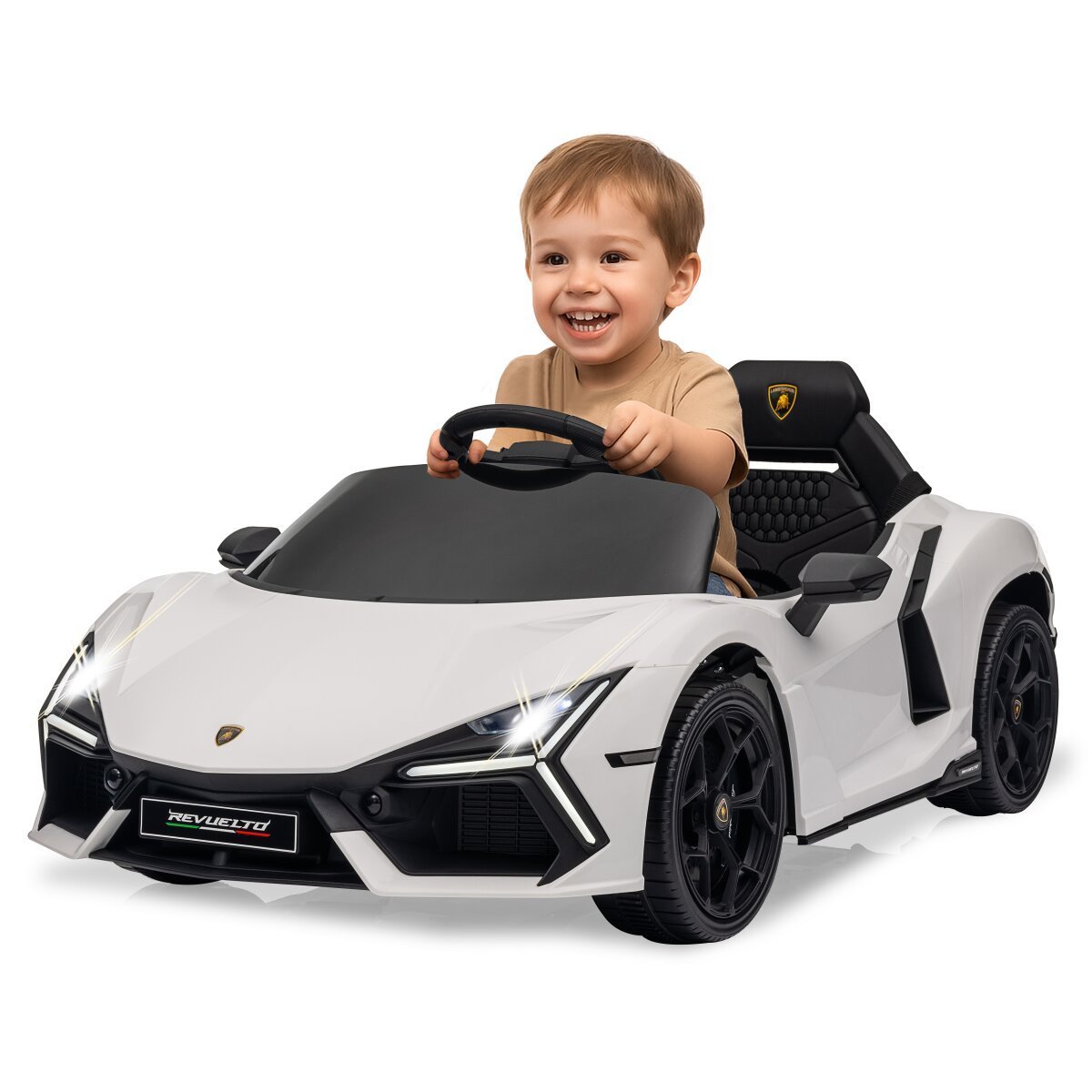 JAMARA Ride-on Lamborghini Revuelto weiß 2,4GHz Li-Power 12.6 ab 3 Jahren JAMARA Ride-on Lamborghini Revuelto weiß 2,4GHz Li-Power 12.6 ab 3 Jahren