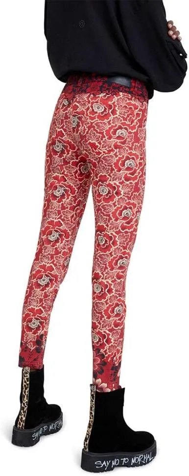 Desigual Damen Hose „Altea“ - Rot 20WWPN283007 GR. 40 Desigual Damen Hose „Altea“ - Rot 20WWPN283007 GR. 40