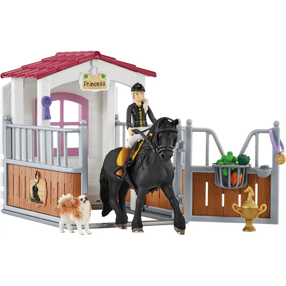 schleich® Horse Club 42437 Pferdebox mit Tori & Princess schleich® Horse Club 42437 Pferdebox mit Tori & Princess