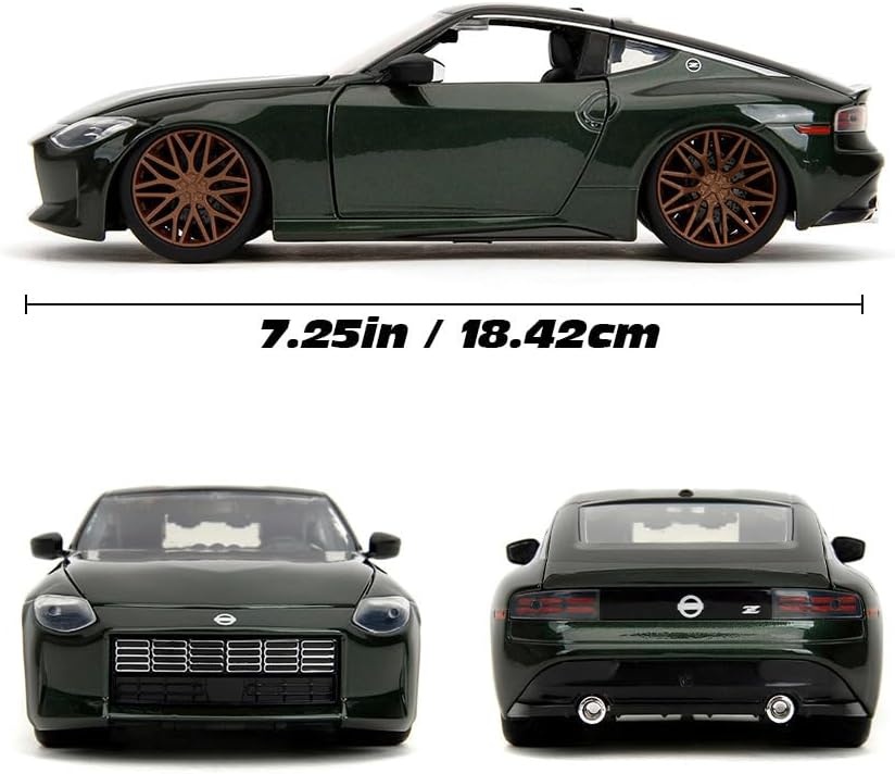 Jada 253203100 Fast & Furious 2023 Nissan Z - Modellauto 1:24 Sprach, Rad, Leichtmetallrad, Limousine, Coupé, Sprach, Rad, Leichtmetallrad, Limousine, Coupé
