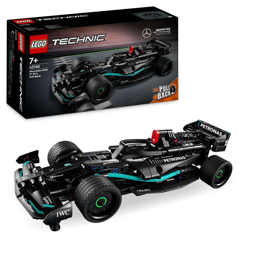 LEGO® Technic Mercedes-AMG F1 W14 E Performance Pull-Back 42165 Autorennen, Auto, Formel Eins, Rennwagen, Rad