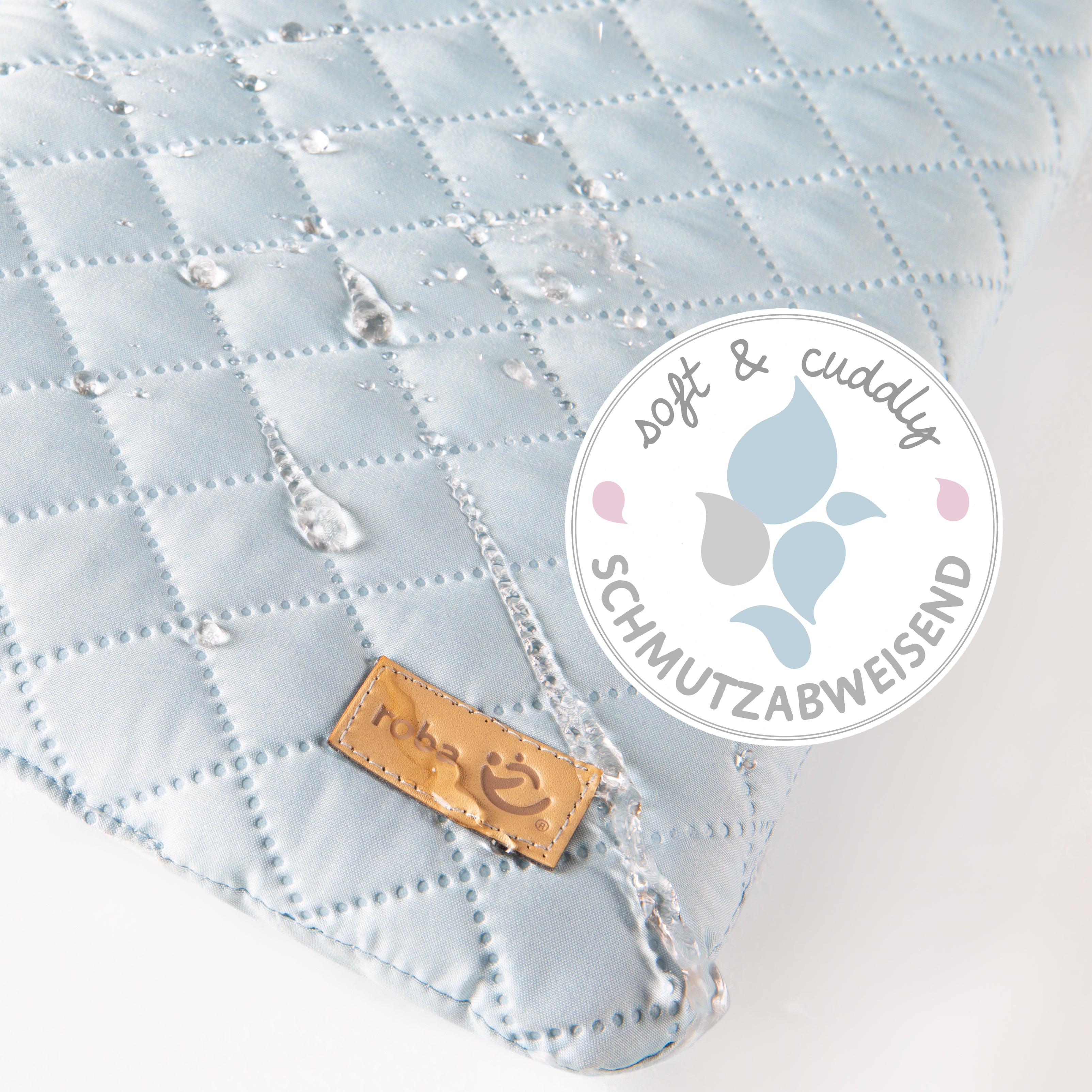 Roba 308017V231 Wickelauflage soft türkis hell blau – Wickelauflagen - Bild 2 Roba 308017V231 Wickelauflage soft türkis hell blau – Wickelauflagen - Produktbild 2
