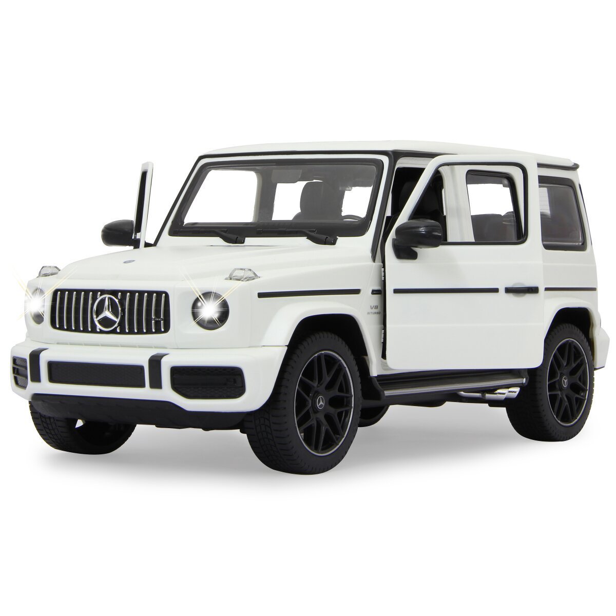 JAMARA Mercedes-AMG G63 1:14 weiß 2,4GHz Tür manuell ab 6 Jahren