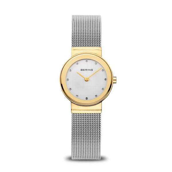 Bering 10126-001 Damenuhr, Milanaise, Silber/Gold Bering 10126-001 Damenuhr, Milanaise, Silber/Gold