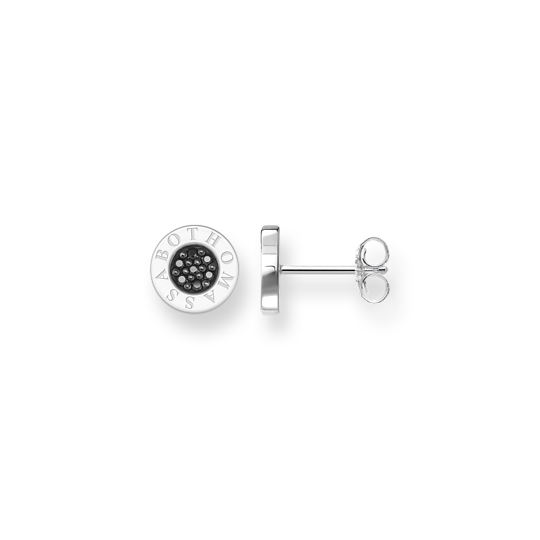 Thomas Sabo Ohrstecker 925 Sterling Silver Zirkonia Schwarz Sterling Silver H1547-051-11 Thomas, Sabo, Ohrstecker, 925, Sterling, Silver, Zirkonia, Schwarz, Sterling, Silver, H1547-051-11, Drinnen, Maschine, Sprach