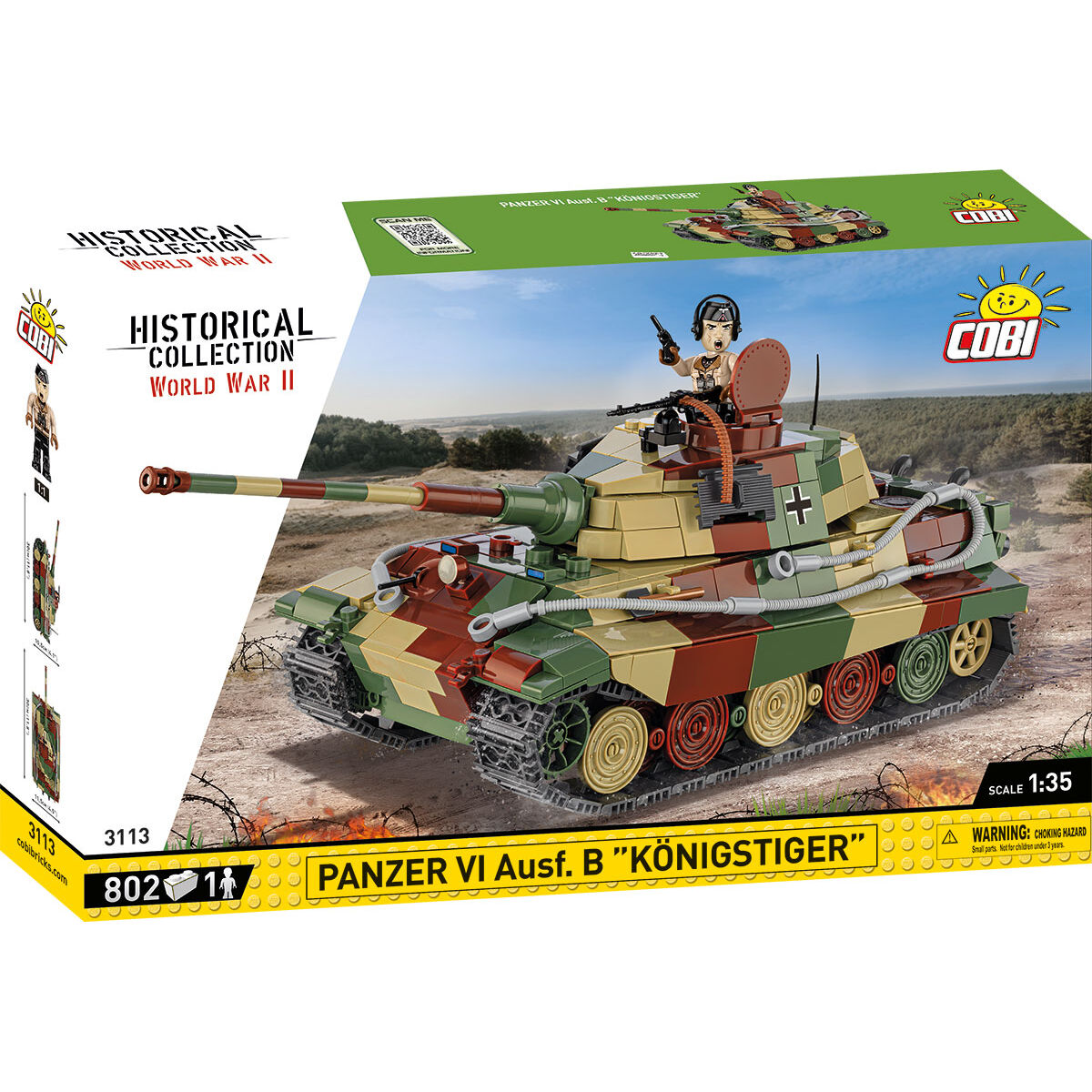 COBI 3113 - PANZER VI AUSF. B Königstiger 1:35 COBI 3113 - PANZER VI AUSF. B Königstiger 1:35