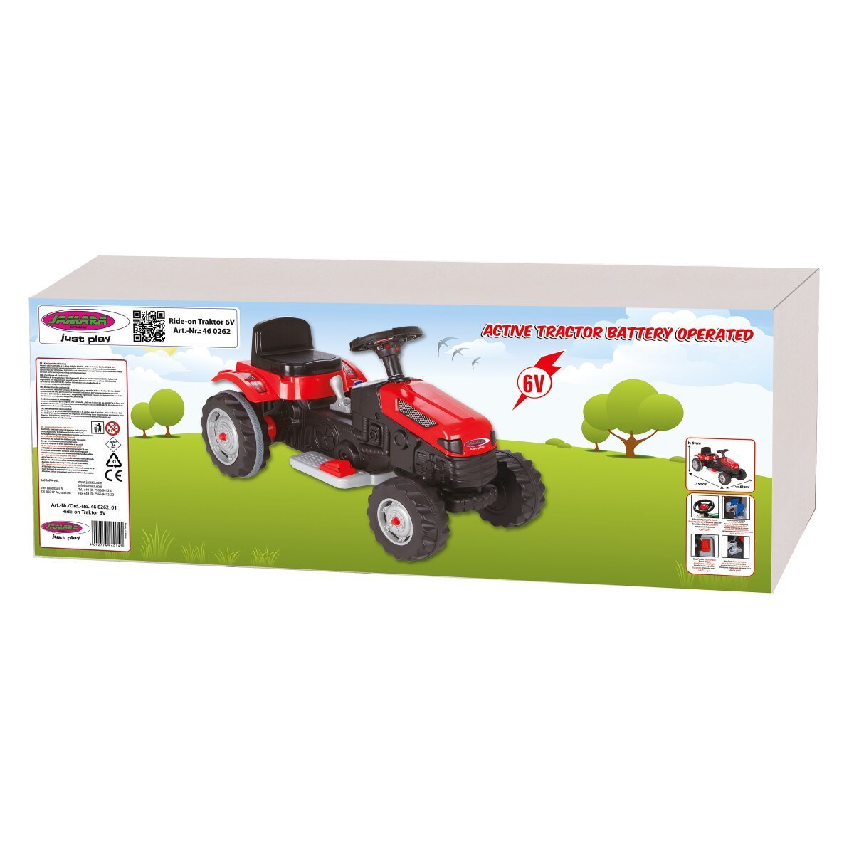JAMARA Ride-on Traktor Strong Bull rot 6V ab 3 Jahren JAMARA Ride-on Traktor Strong Bull rot 6V ab 3 Jahren