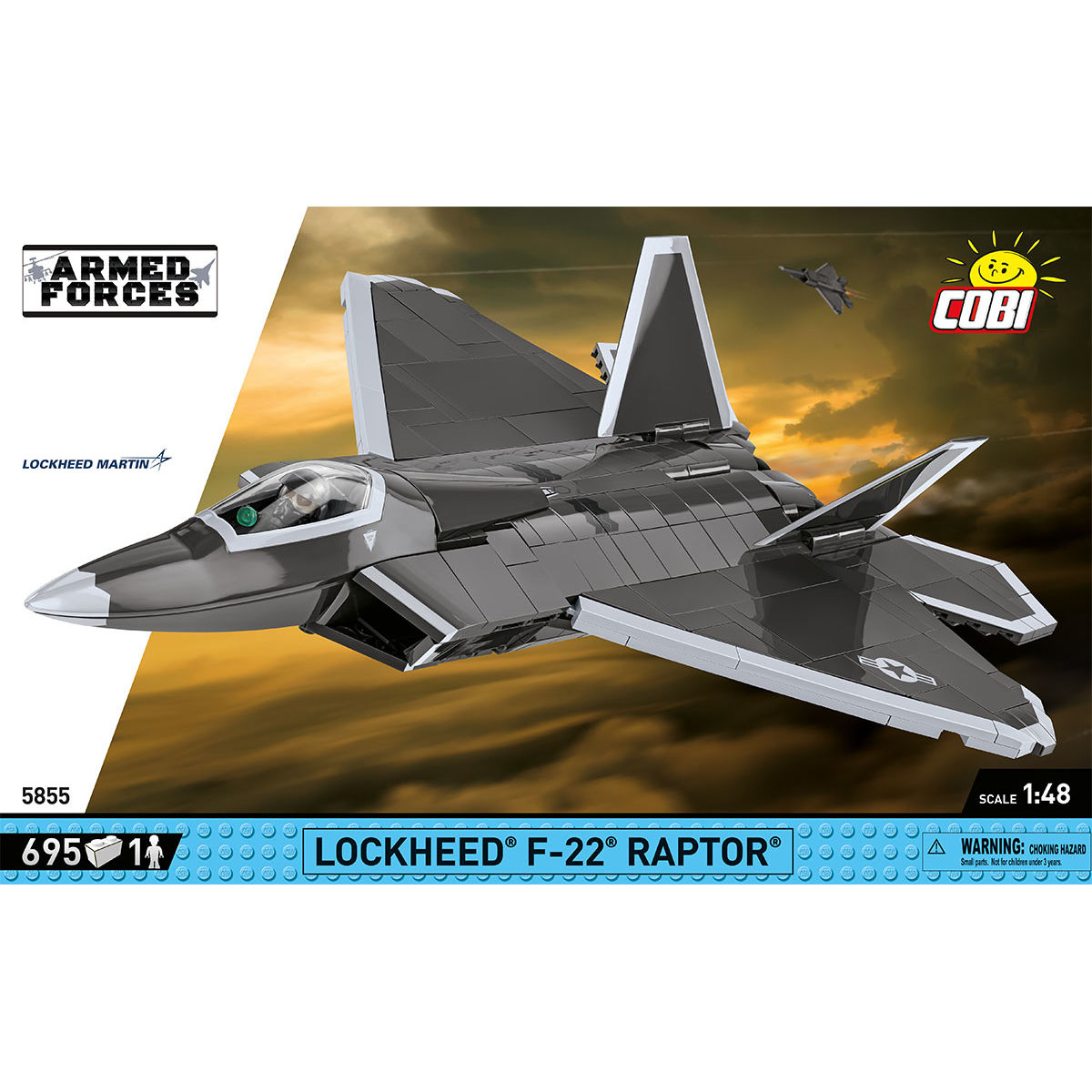 COBI 5855 - Lockheed® F-22® RAPTOR® SCALE 1:48 - Bild 3 COBI 5855 - Lockheed® F-22® RAPTOR® SCALE 1:48 - Bild 3