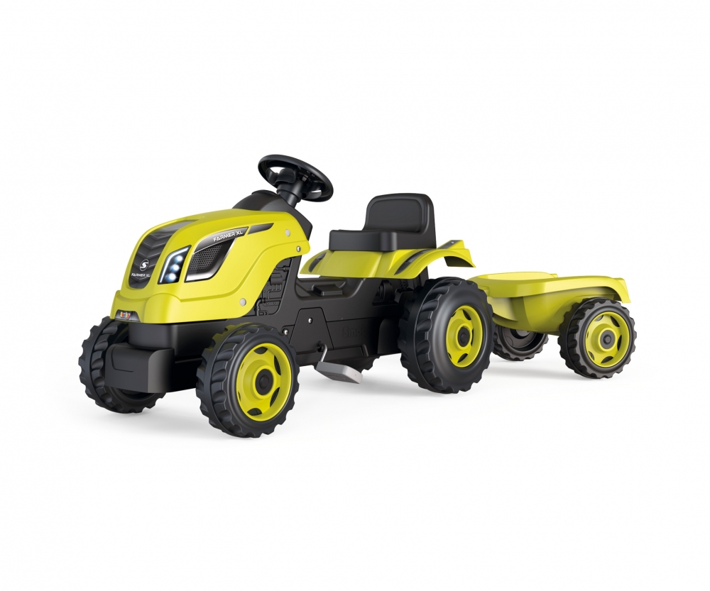 Smoby Smoby Traktor Farmer XL Grün+Anhänger