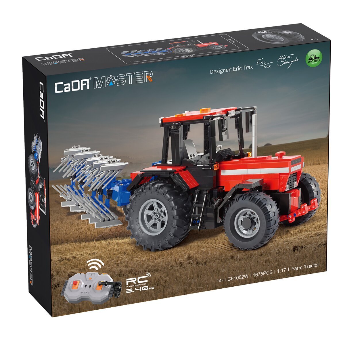 JAMARA CaDA Traktor mit Pflug 1:17 2,4GHz Bricks ab 14 Jahren JAMARA CaDA Traktor mit Pflug 1:17 2,4GHz Bricks ab 14 Jahren