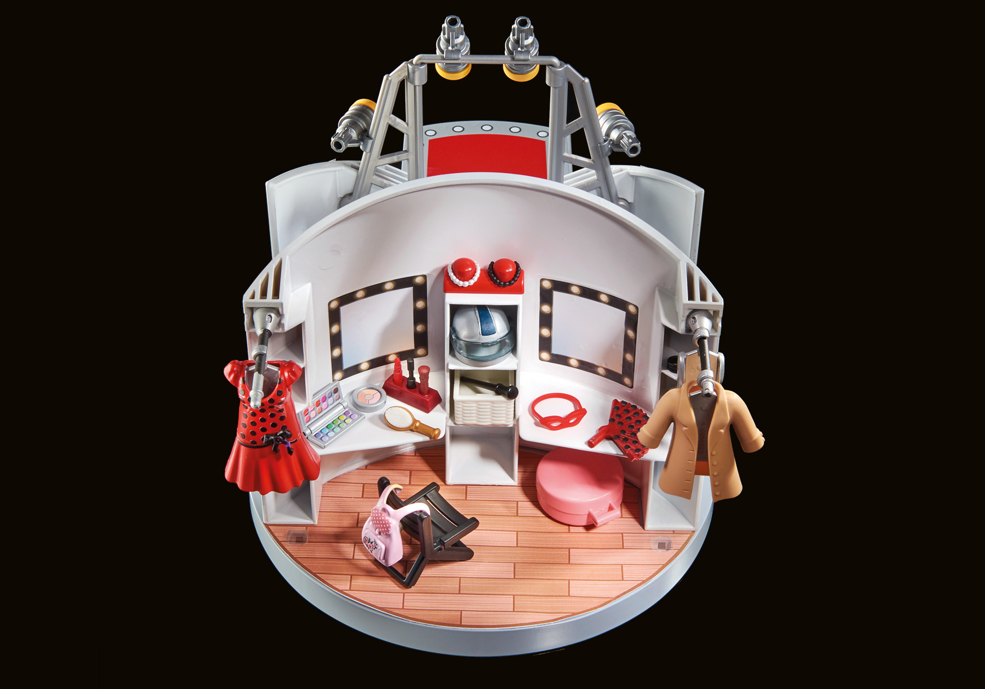 PLAYMOBIL 71335 Miraculous: Gabriels Fashion Show Photographie, Tasche, Handtasche, Umkleideraum, Drinnen