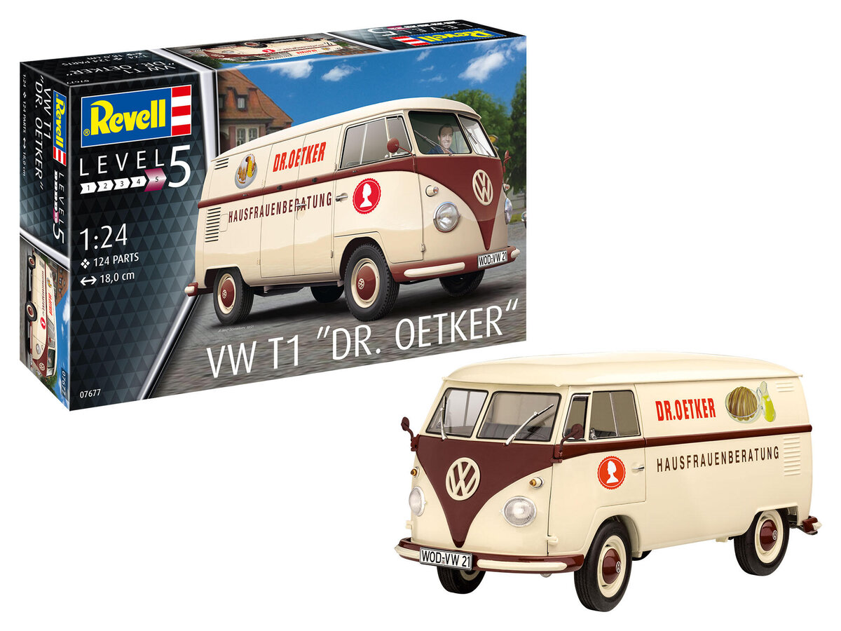 Revell 7676 VW T2 Camper easy-click-system Revell Bausatz zum Zusammenstecken Revell, 7676, VW, T2, Camper, easy-click-system, Revell, Bausatz, zum, Zusammenstecken, Lieferwagen, Fahrzeug, Auto, Wohnwagen, Rad
