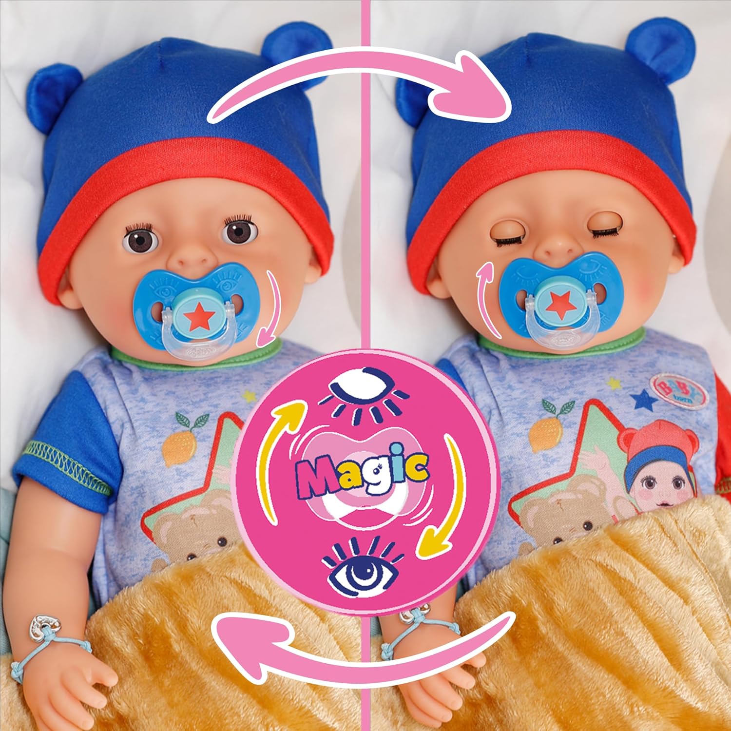 BABY born® Jonas DE Hut, Mütze, Portrait, Spielzeug, Puppe