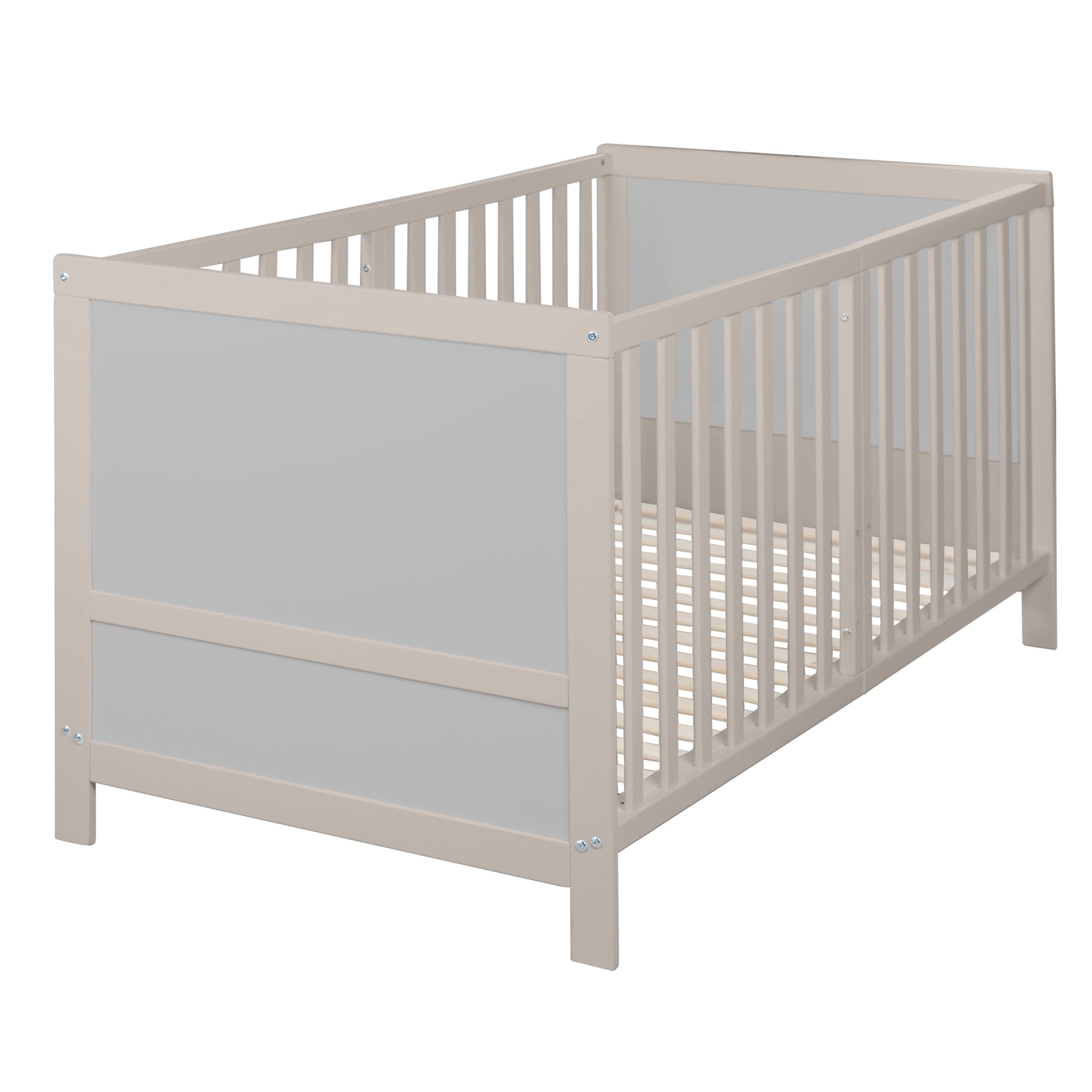 Roba 0194NGM Kombi-Kinderbett 70x140 cm + Matratze natur-grau – Komplettbettsets & Einzelbetten - Bild 8 Roba 0194NGM Kombi-Kinderbett 70x140 cm + Matratze natur-grau – Komplettbettsets & Einzelbetten - Produktbild 8