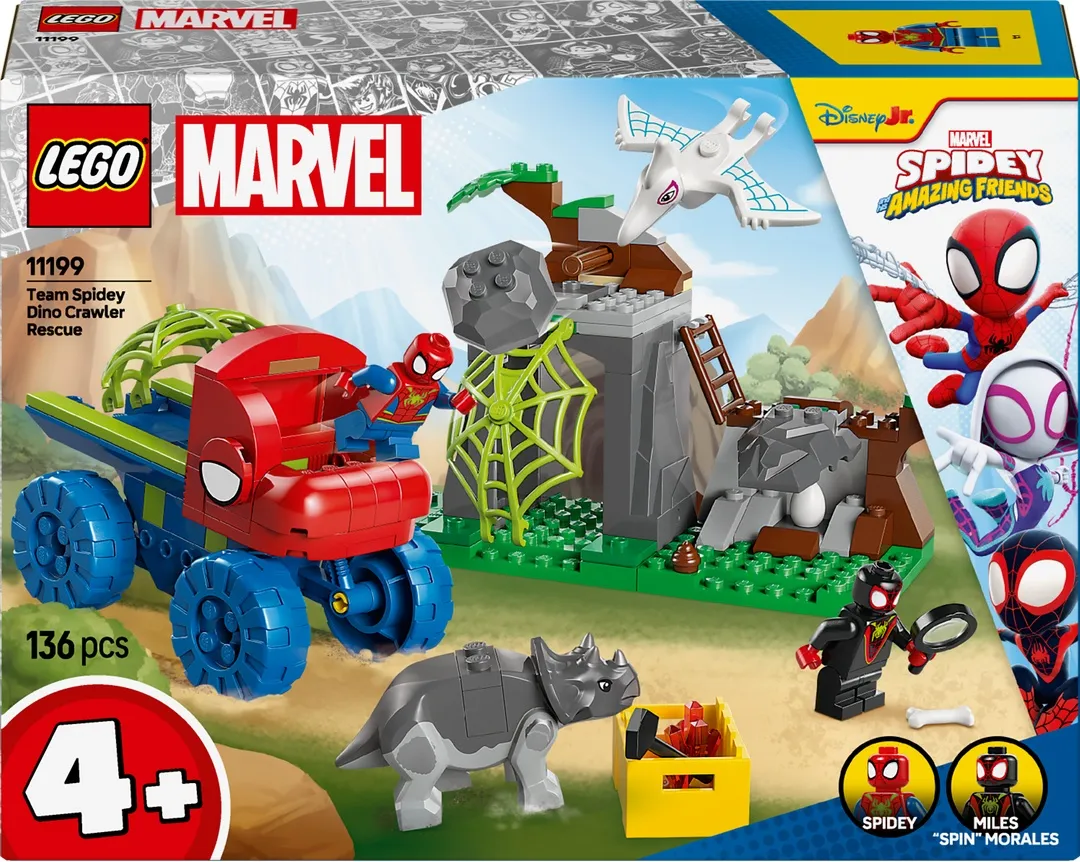 LEGO® Spidey und seine Superfreunde 11199 Spideys Team auf Rettungsmission im Dino-Truck LEGO® Spidey und seine Superfreunde 11199 Spideys Team auf Rettungsmission im Dino-Truck