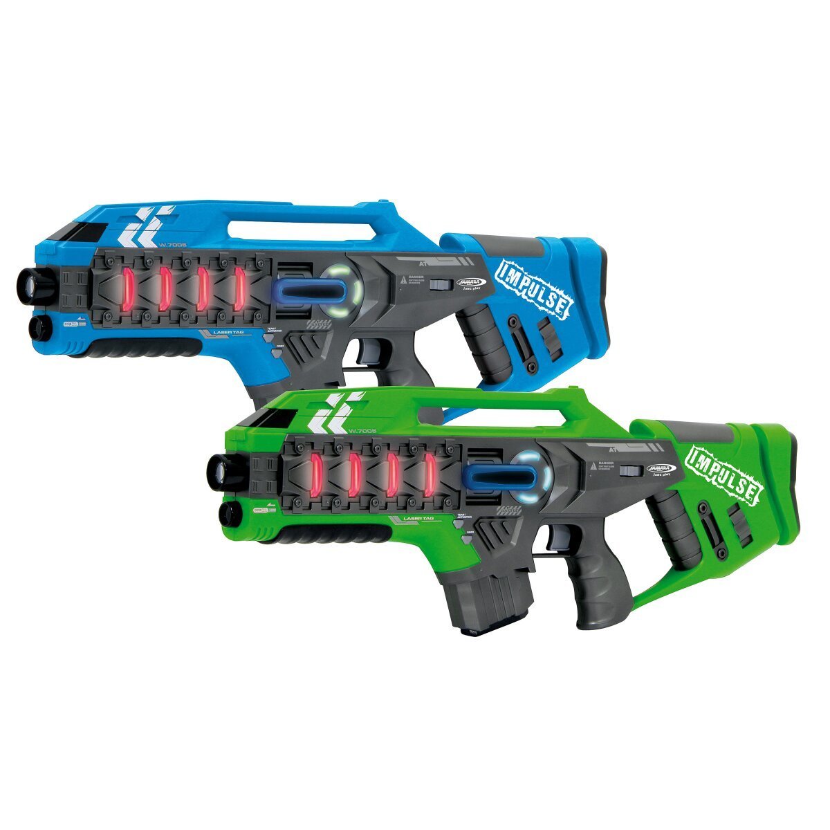 JAMARA Impulse Laser Gun Rifle Set blau/grün ab 8 Jahren