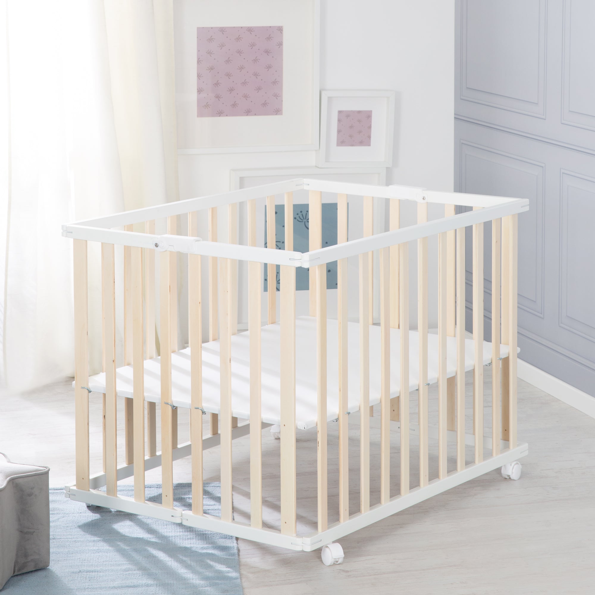 Roba 202703BC klappbares Laufgitter bicolor - Bild 2 Roba 202703BC klappbares Laufgitter bicolor - Produktbild 2
