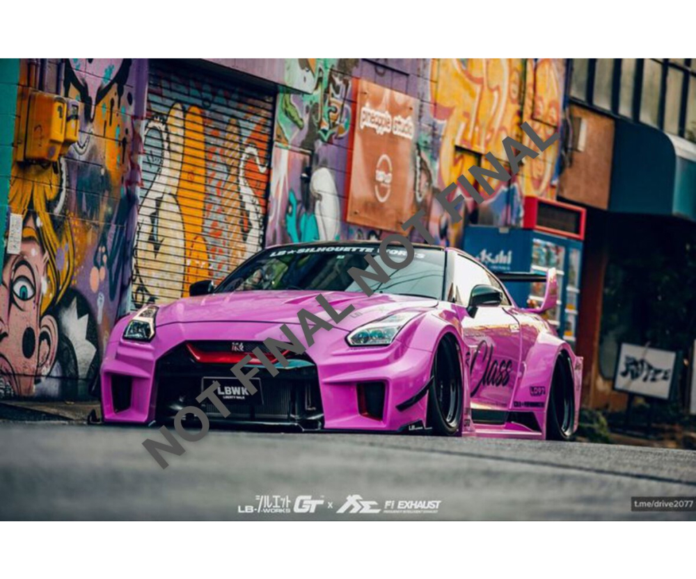 Solido 1:18 Nissan GT-R (R35) pink