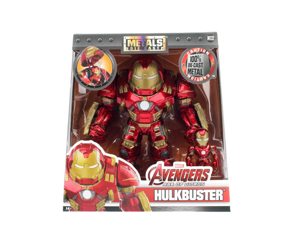 Jada Marvel Fig. 6,5" Hulkbuster+2,5" Ironman