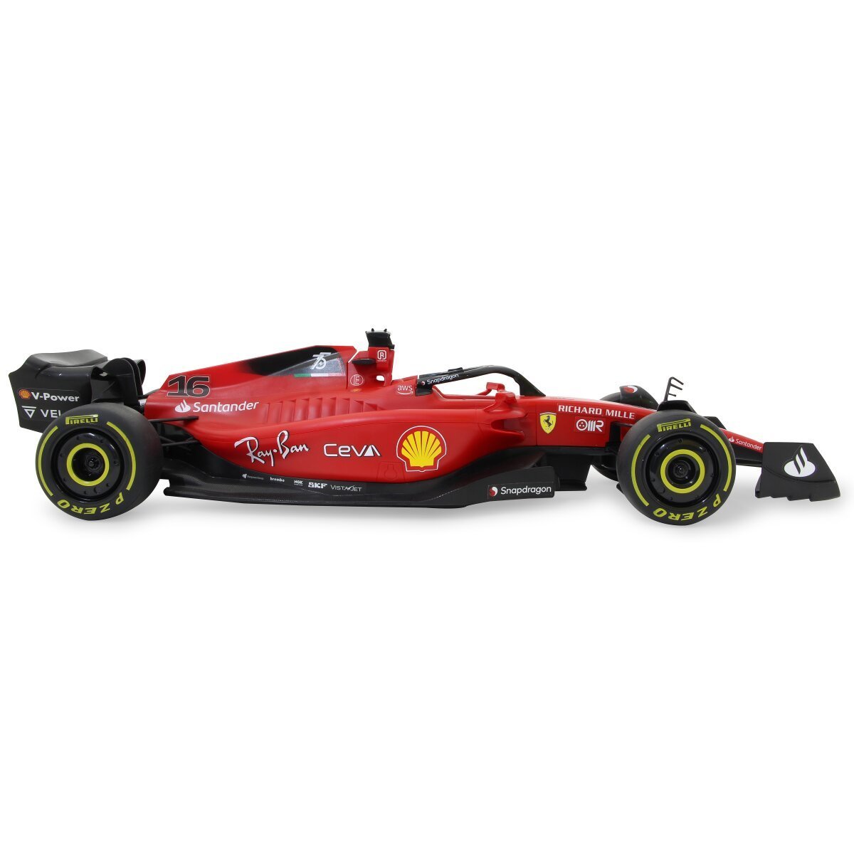 JAMARA Ferrari F1-75 1:12 rot 2,4GHz ab 6 Jahren JAMARA Ferrari F1-75 1:12 rot 2,4GHz ab 6 Jahren