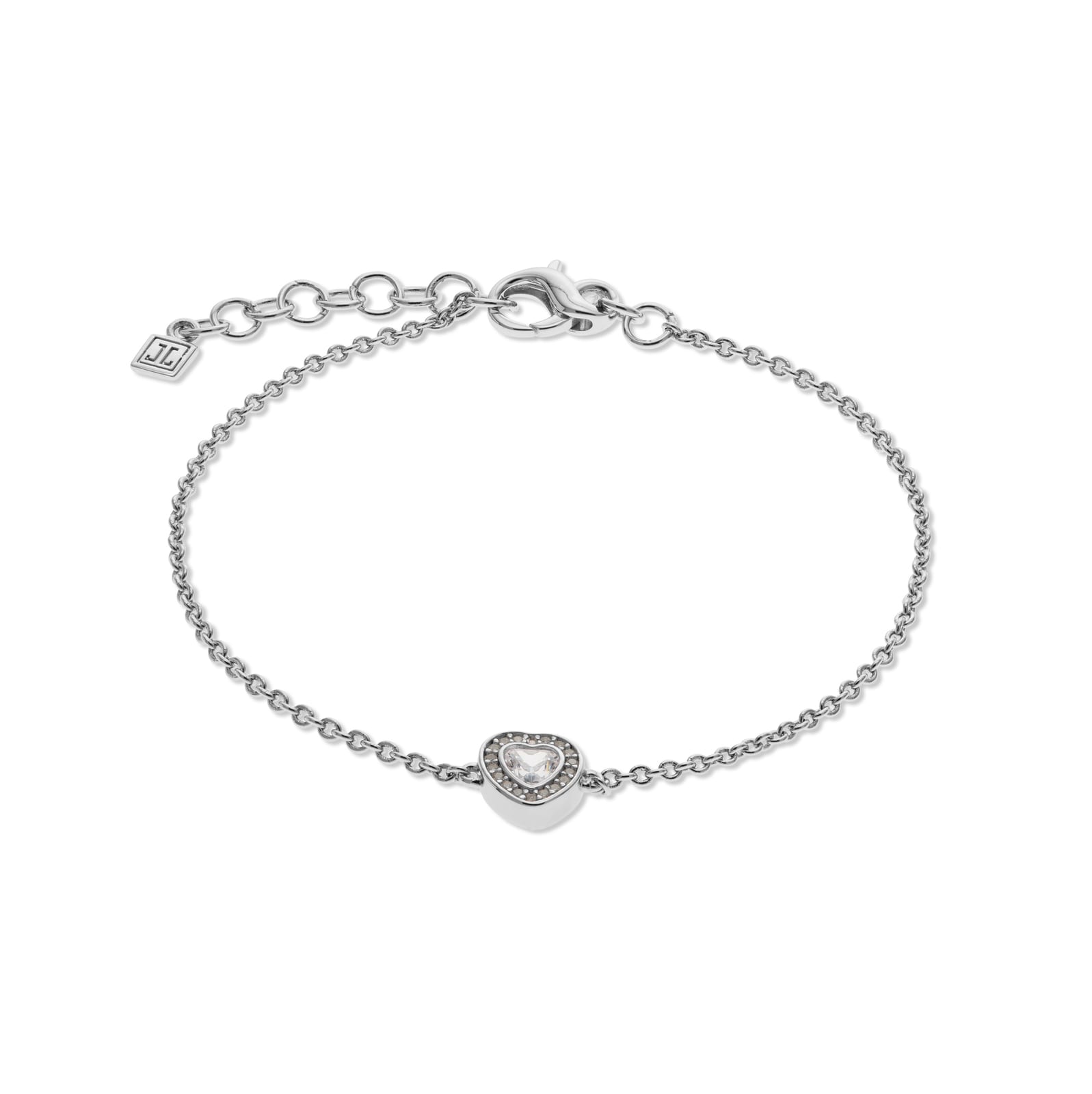 JETTE S.K2C03000 ARMBAND BELOVED HERZ SILBER 17+3 CM JETTE S.K2C03000 ARMBAND BELOVED HERZ SILBER 17+3 CM