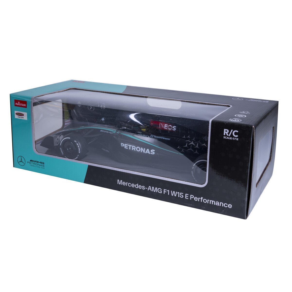 JAMARA Mercedes-AMG F1 W15 E Performance 1:12 schwarz 2,4GHz ab 6 Jahren JAMARA Mercedes-AMG F1 W15 E Performance 1:12 schwarz 2,4GHz ab 6 Jahren