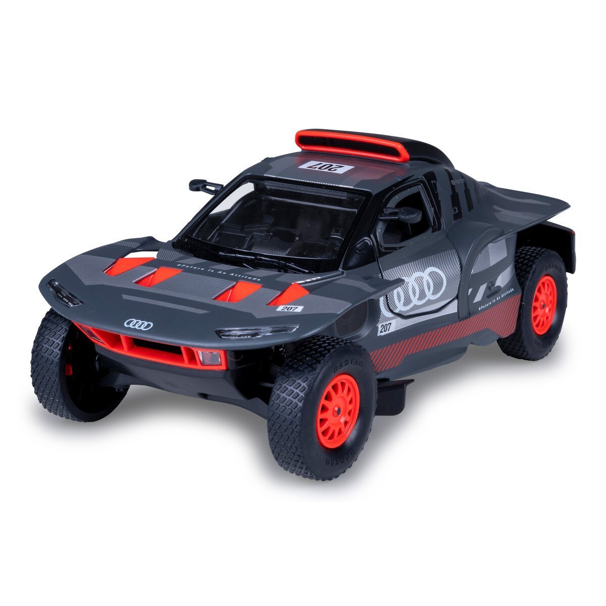 JAMARA AUDI RS Q e-tron Diecast 1:24 grau Tür manuell ab 14 Jahren