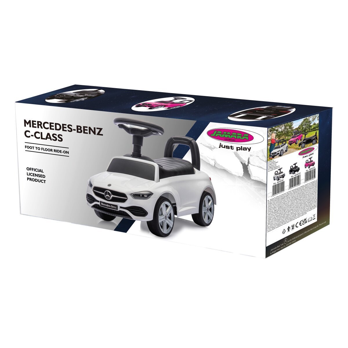 JAMARA Rutscher Mercedes-Benz C-Class pink 2in1 ab 12 Monaten