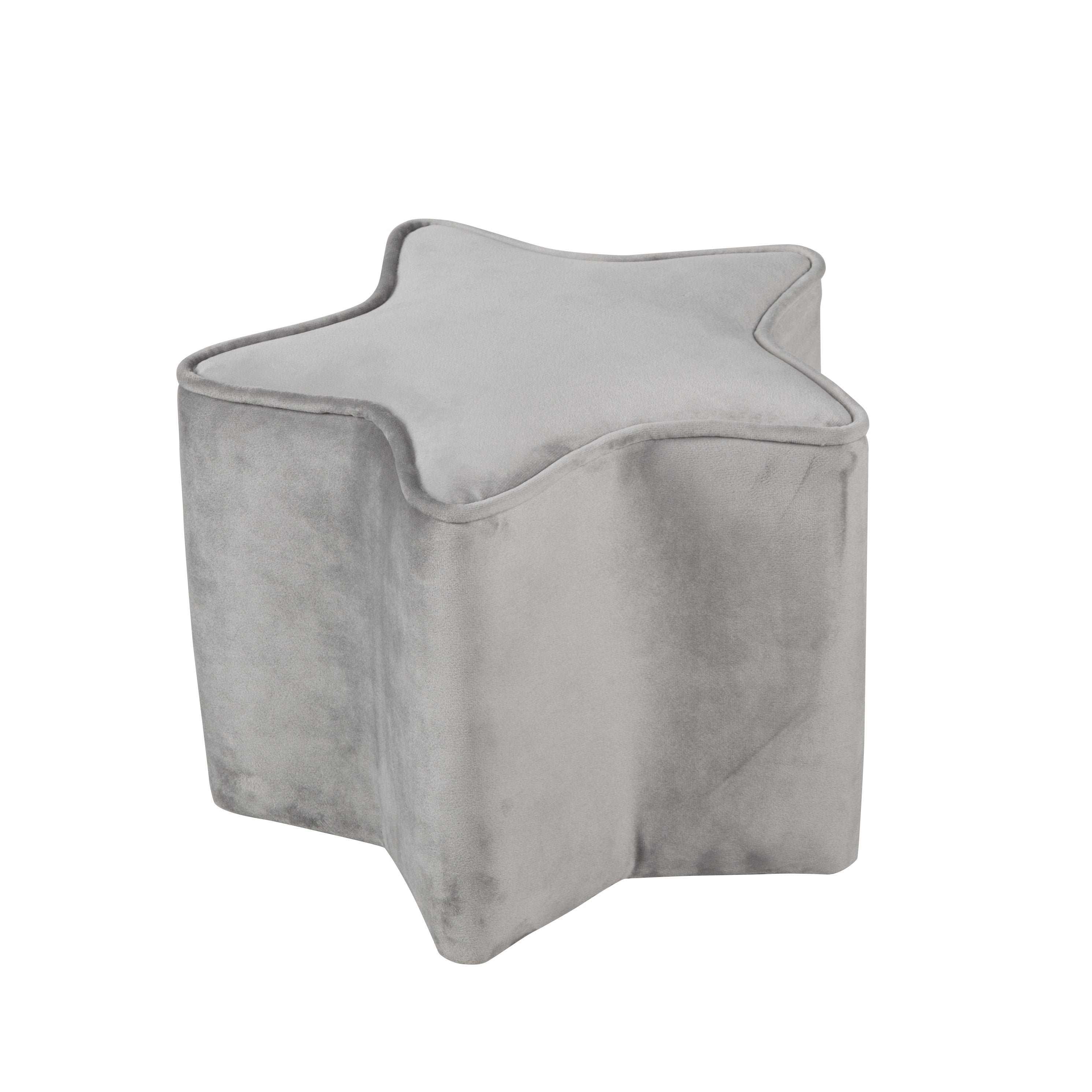 Roba 450131GA Kinderhocker in Sternform grau – Spielmöbel - Bild 1 Roba 450131GA Kinderhocker in Sternform grau – Spielmöbel - grau - Spielmöbel - Produktbild 1