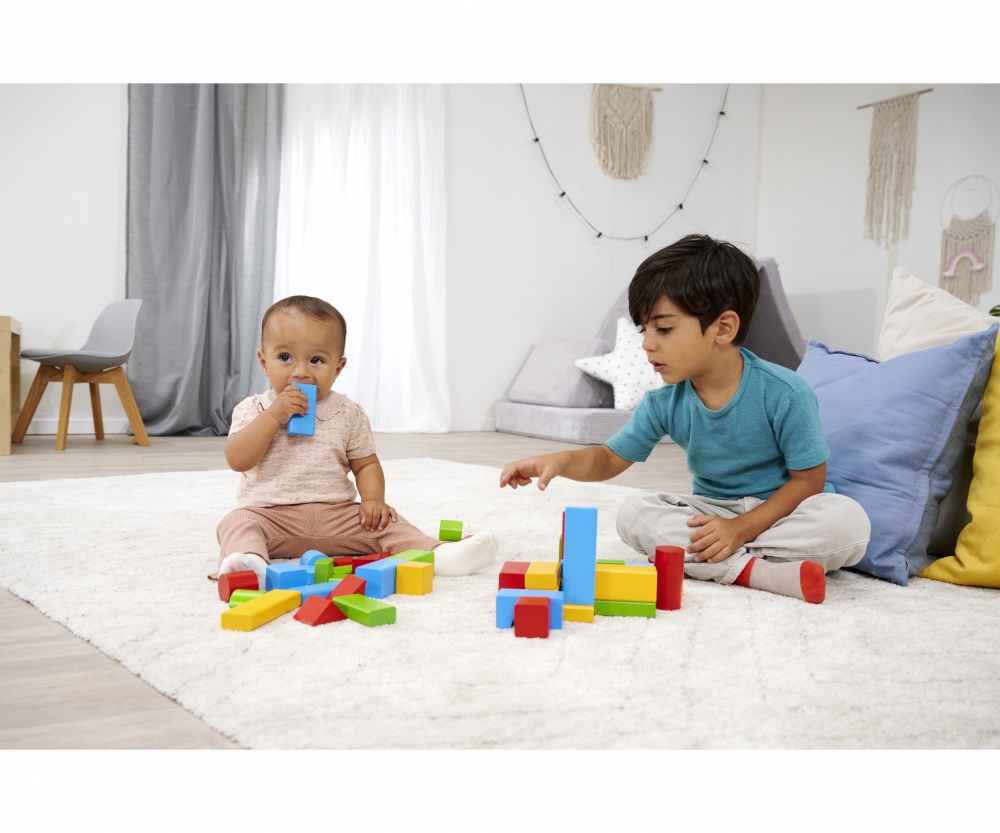 Eichhorn Bunte Holzbausteine Baby 100050421 Eichhorn Bunte Holzbausteine Baby 100050421