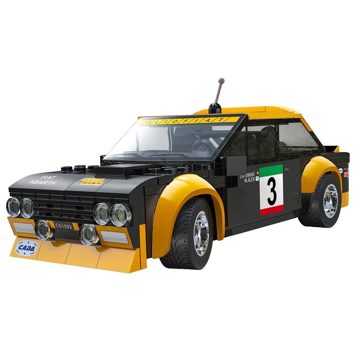JAMARA CaDA Fiat Abarth 131 1:20 schwarz 2,4GHz Bricks ab 6 Jahren JAMARA CaDA Fiat Abarth 131 1:20 schwarz 2,4GHz Bricks ab 6 Jahren