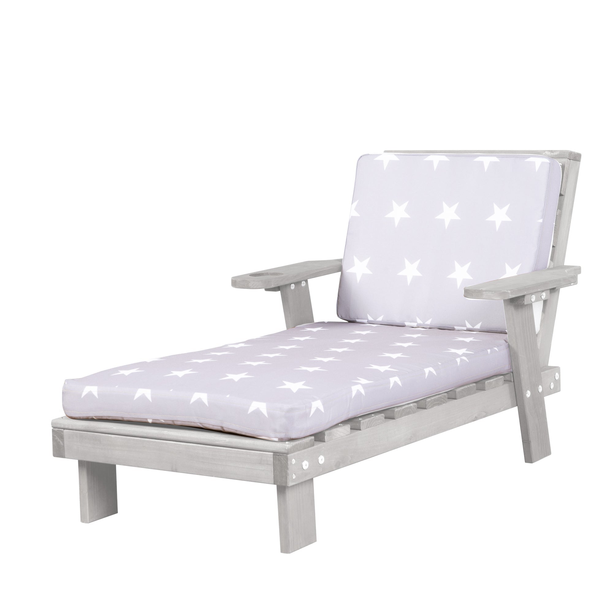 Roba 457008GAV190 Outdoorliege Little Stars grau – Outdoor FSC - Bild 6 Roba 457008GAV190 Outdoorliege Little Stars grau – Outdoor FSC - Produktbild 6