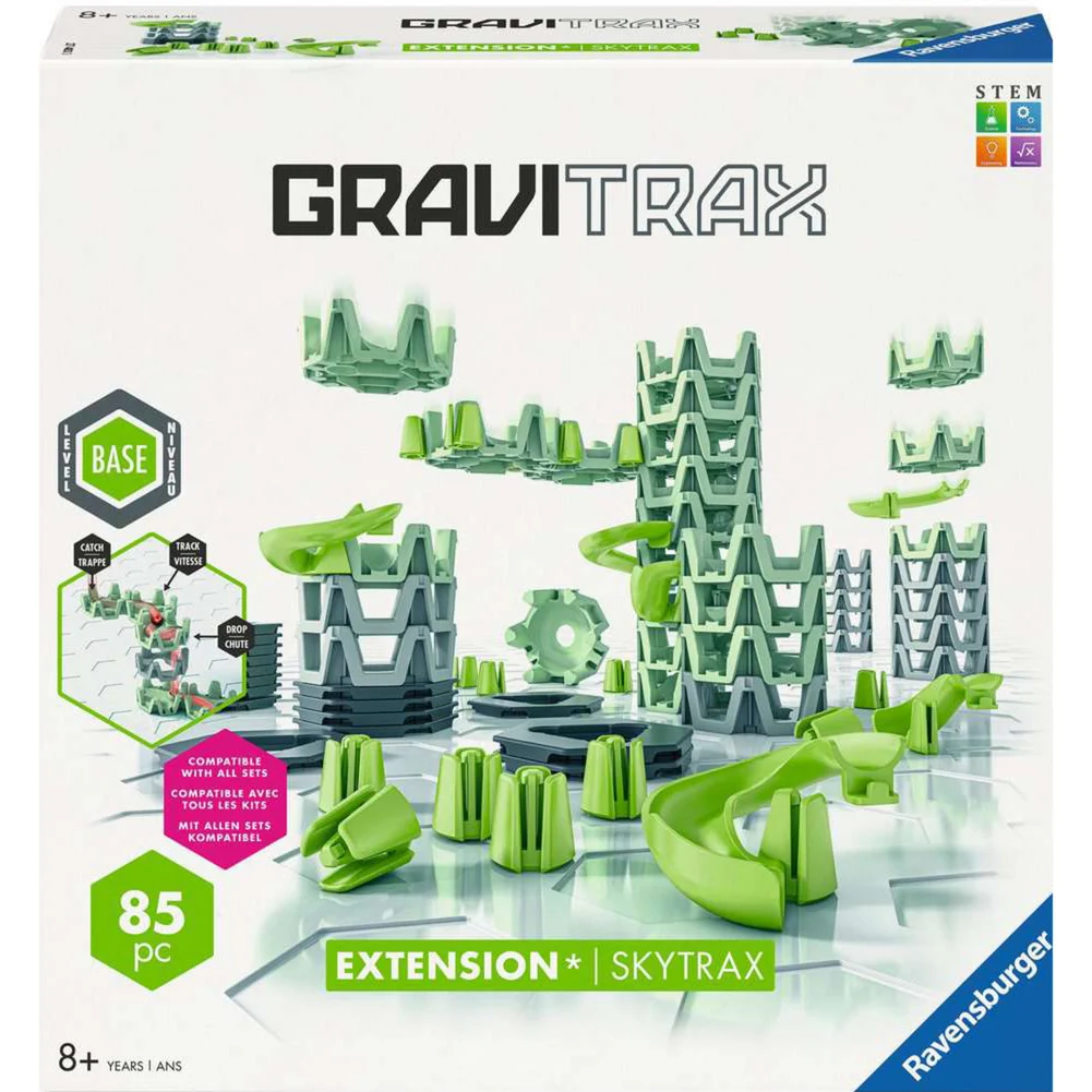 Ravensburger GraviTrax Extension Skytrax- GraviTrax Erweiterung für deine spektakulären Kugelbahnen - Murmelbahn und K