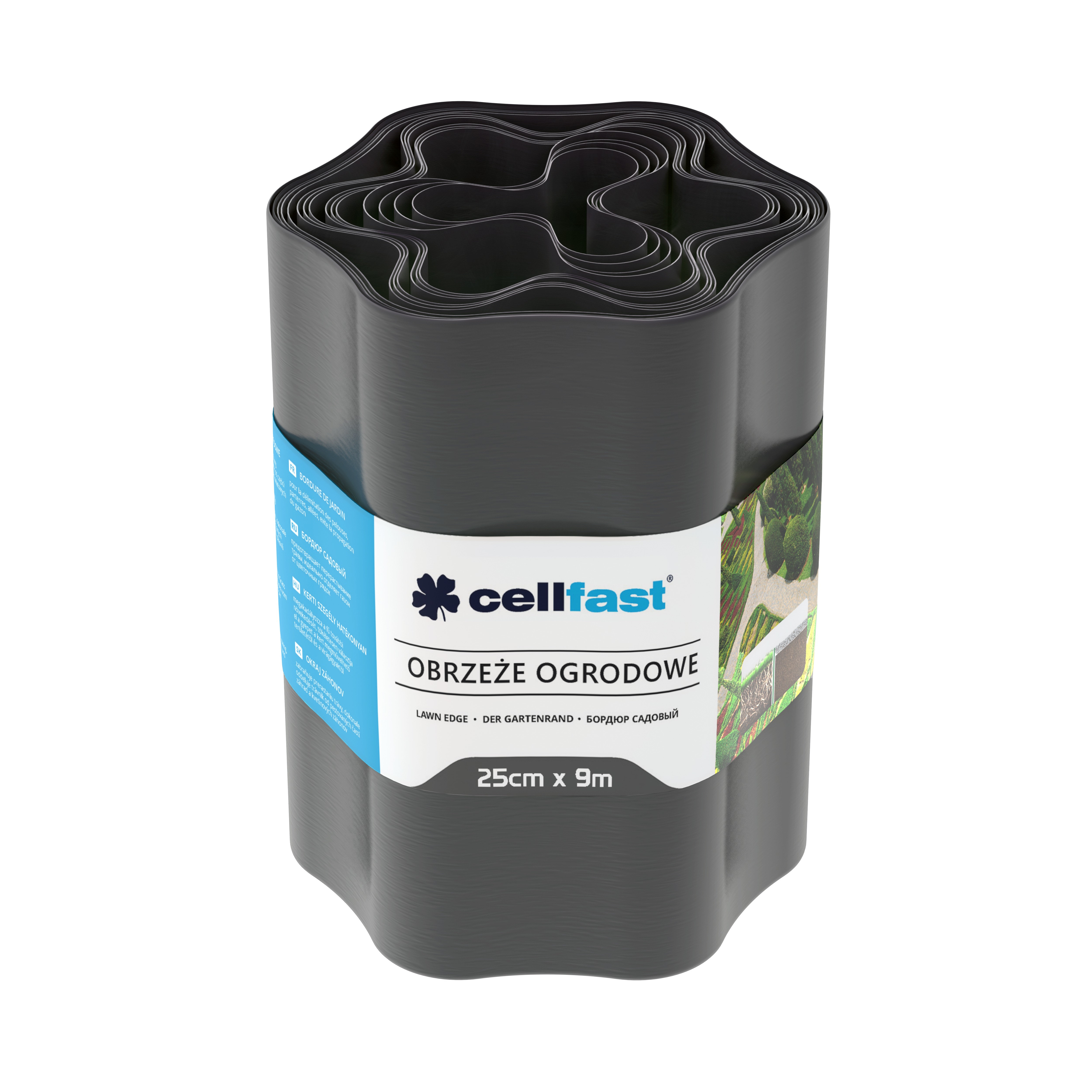 Cellfast Gartenrand 25 cm x 9 m /graphit/ Cellfast Gartenrand 25 cm x 9 m /graphit/