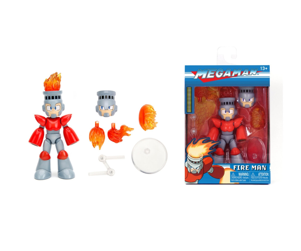 Jada Mega Man Fire Man 4,5" Figure