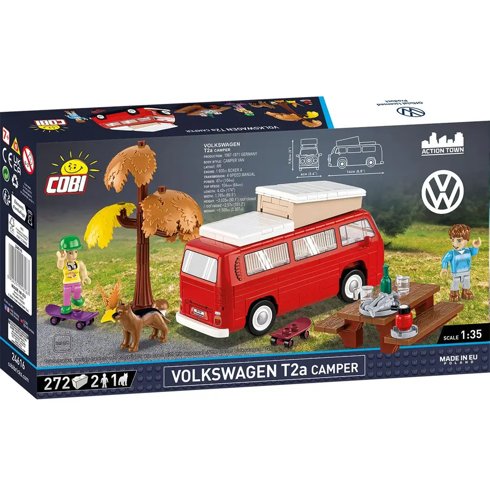 COBI 24616 - VW T2A Campingwagen SCALE 1:35 COBI 24616 - VW T2A Campingwagen SCALE 1:35