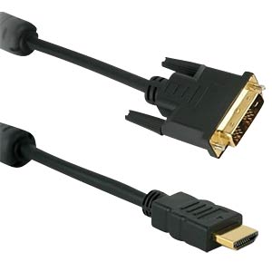 Transmedia Monitor Cable DVI HDMI 2m, C197-2L Kabel, Adapter, Elektronik
