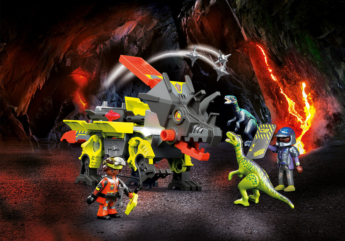 PLAYMOBIL 70928 Robo-Dino Kampfmaschine Spielzeug, Tier, Dinosaurier, Reptil, Person