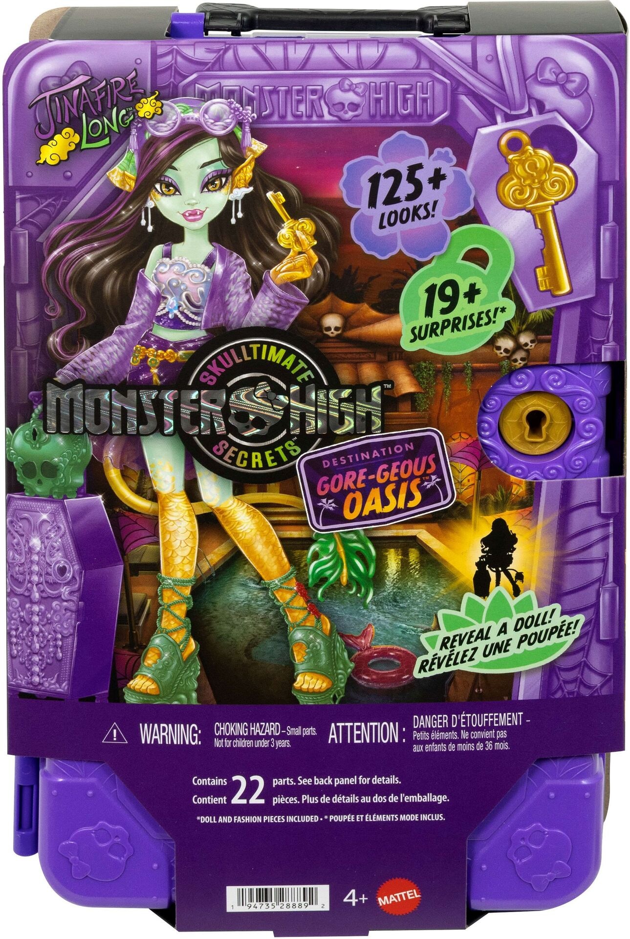 Produktfoto - Mattel - Monster High Verborgene Schätze Oase Jinafire - Modell MATTEL JDR52