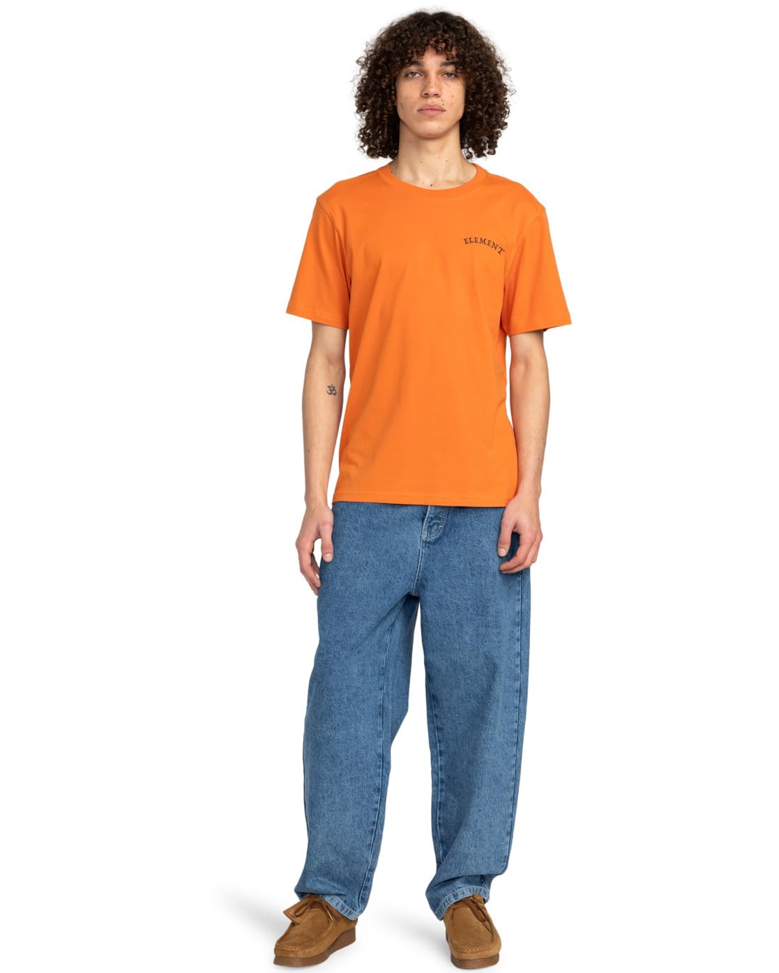 Element, Ancient, Universe, T-Shirt, für, Männer., Orange
