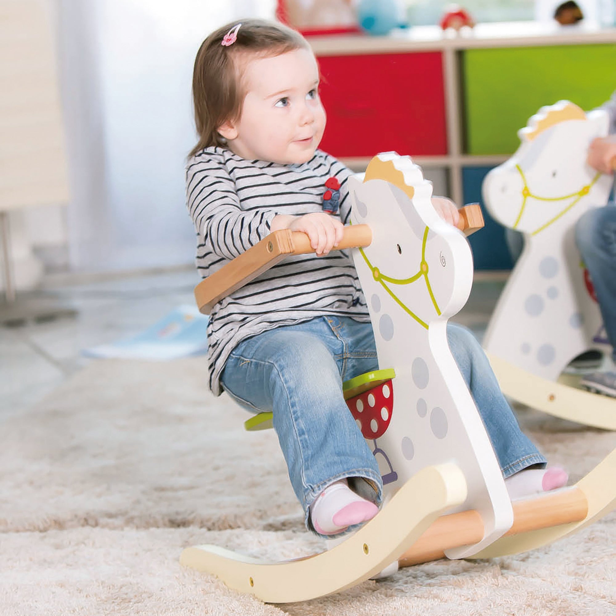 Roba 69024 Schaukelpferd weiß – Spielen & Spaß - Bild 8 Roba 69024 Schaukelpferd weiß – Spielen & Spaß - Produktbild 8