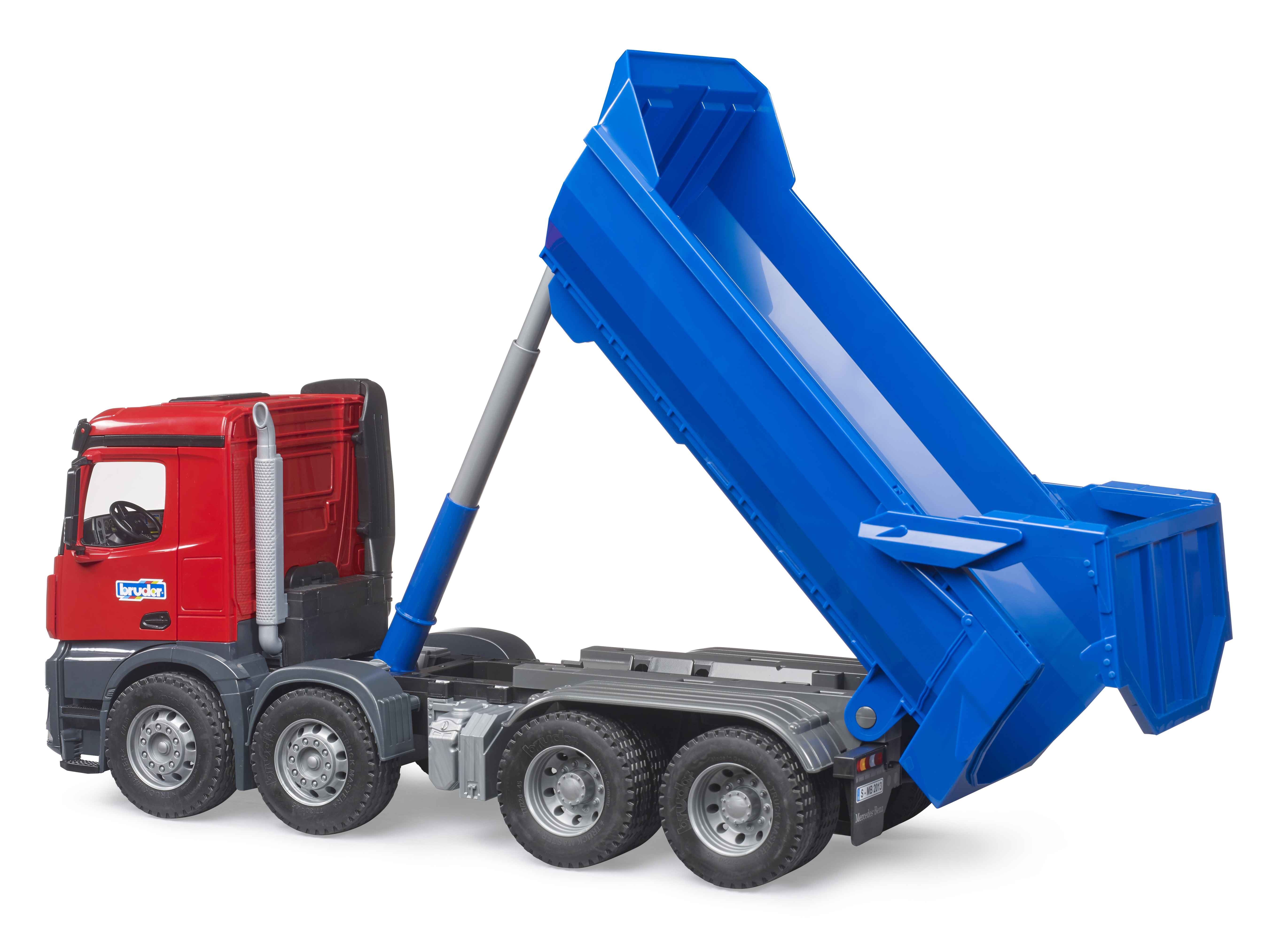 BRUDER 03621 - MB Arocs Halfpipe Kipp LKW - Bild 4