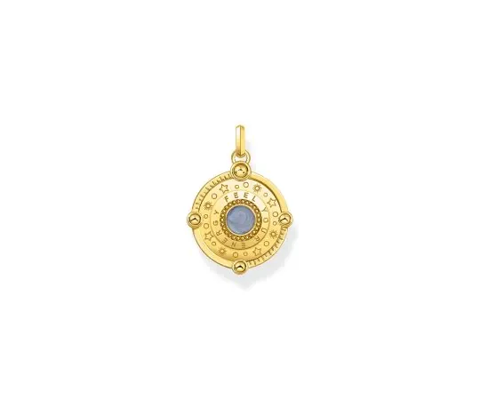 Thomas Sabo Kette Mit Anhänger Mit Sonne Länge 45 Cm Gold PE960-471-1