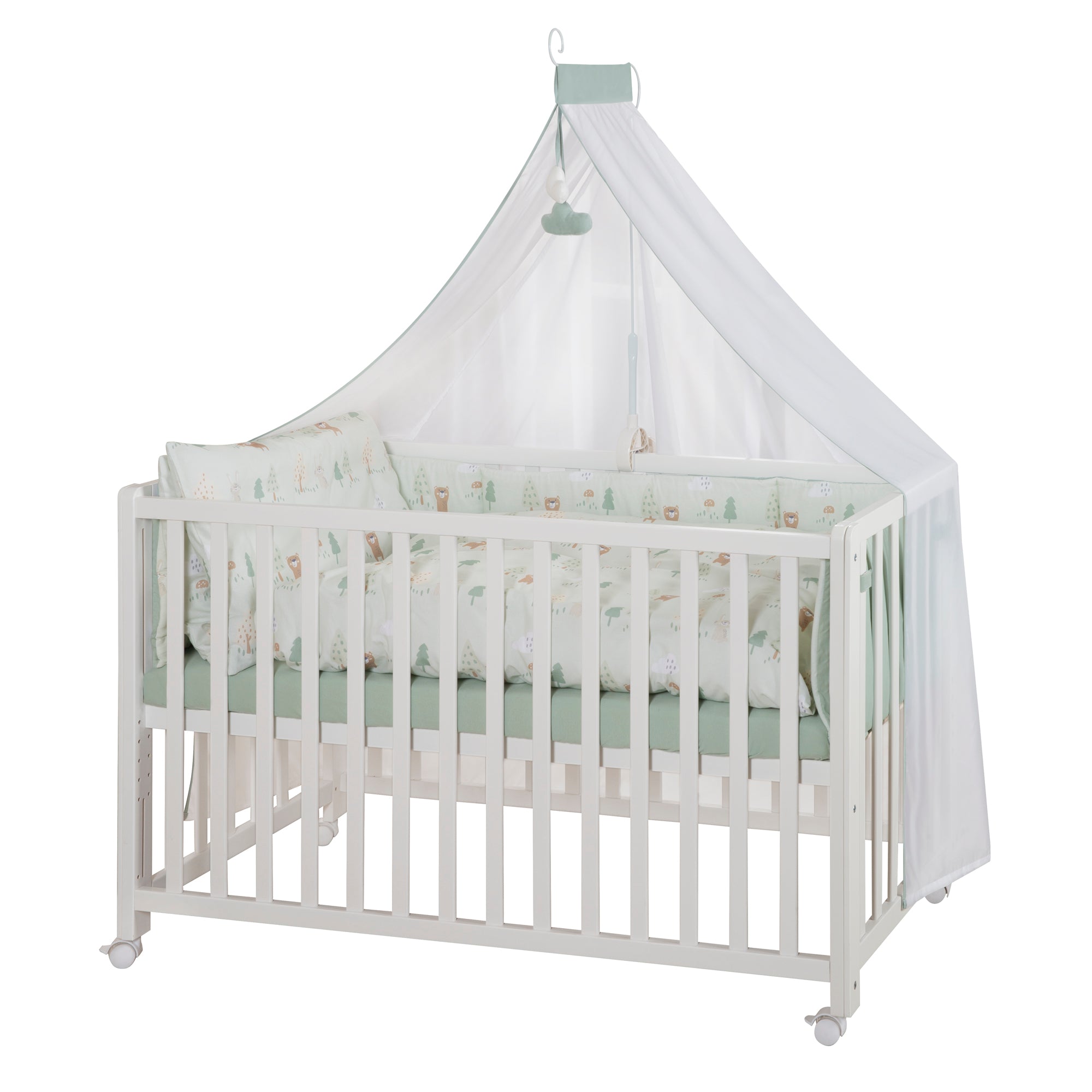 Roba 163003WES283 Room Bed, 60x120 cm Woodland Buddies weiß - Produktbild 7