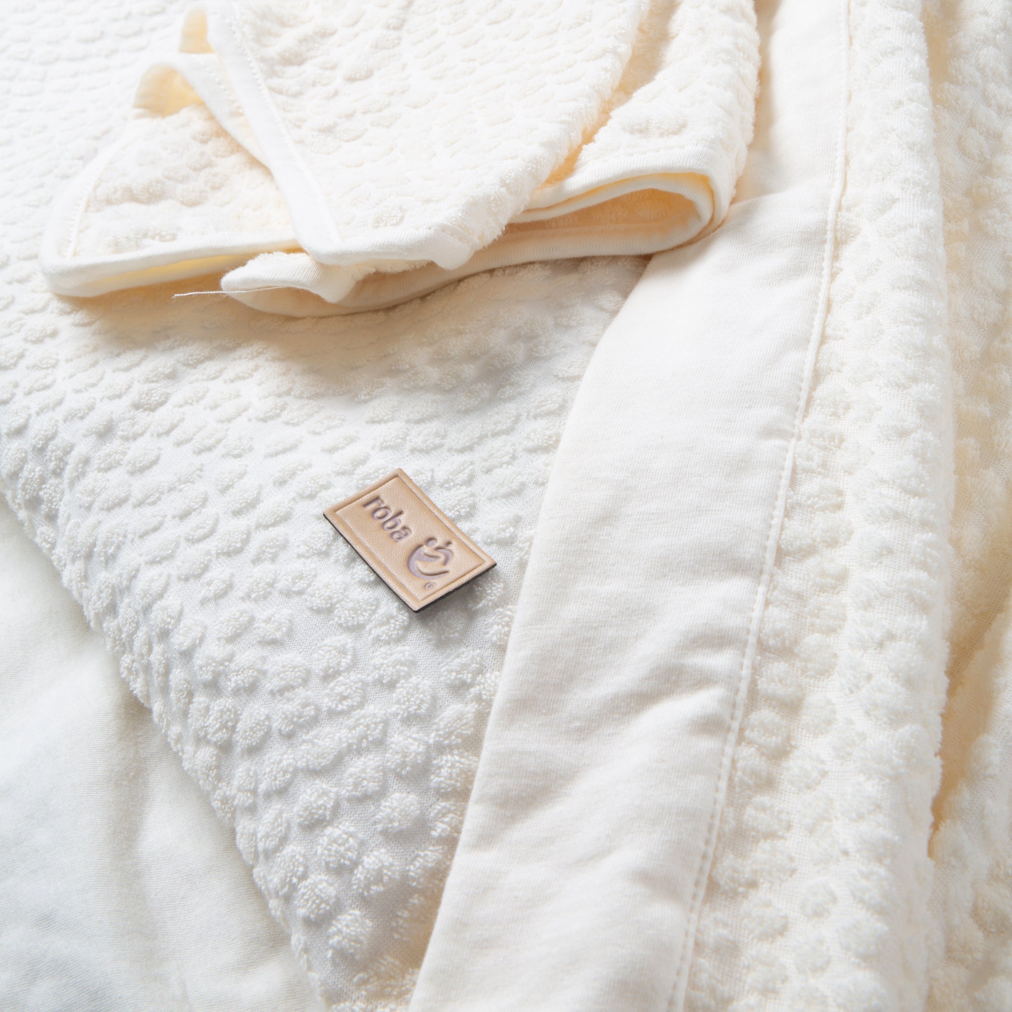 Roba 306117G281 Baby-Einschlagdecke 'Seashells' oyster neutral weiß – Heim Textilien - Bild 3 Roba 306117G281 Baby-Einschlagdecke 'Seashells' oyster neutral weiß – Heim Textilien - Produktbild 3
